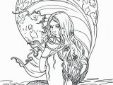 Printable Mermaid Coloring Pages for Adults Mermaid Adult Coloring Pages at Getcolorings