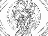 Printable Mermaid Coloring Pages for Adults Mermaid Adult Coloring Pages at Getcolorings