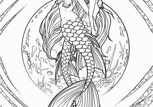 Printable Mermaid Coloring Pages for Adults Mermaid Adult Coloring Pages at Getcolorings