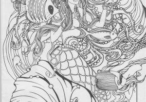 Printable Mermaid Coloring Pages for Adults Mermaid Coloring Page