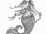 Printable Mermaid Coloring Pages for Adults Mermaid Coloring Pages for Adults Best Coloring Pages