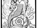 Printable Mermaid Coloring Pages for Adults Mermaid Coloring Pages for Adults Best Coloring Pages