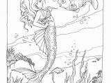 Printable Mermaid Coloring Pages for Adults Realistic Mermaid Coloring Pages for Adults Coloring Pages