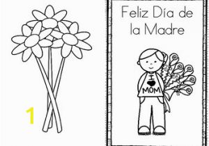 Printable Mothers Day Coloring Pages Happy Mother S Day Feliz D­a De La Madre Card Spanish