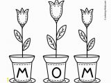 Printable Mothers Day Coloring Pages Mother S Day Flowers Coloring Pages for Kids Printable Free