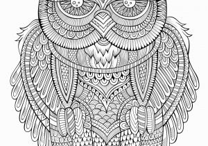 Printable Owl Coloring Pages for Adults Peaceful Owl Owls Adult Coloring Pages