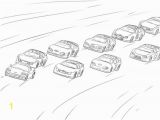 Printable Race Car Coloring Pages A Lot Nascar Cars Racing the Hot Track Coloring Page