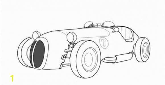 Printable Race Car Coloring Pages Jaguar Old Racing Car Coloring Page