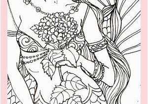 Printable Realistic Mermaid Coloring Pages Pinterest