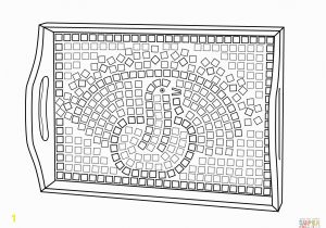 Printable Roman Mosaic Coloring Pages Mosaicos Romanos Para Colorear Clip Art Library