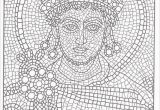 Printable Roman Mosaic Coloring Pages Printable Mosaic Coloring Pages for Adults