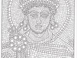 Printable Roman Mosaic Coloring Pages Printable Mosaic Coloring Pages for Adults