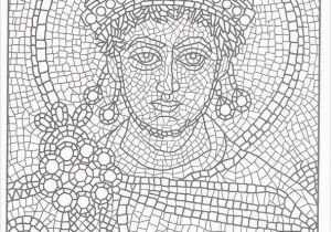 Printable Roman Mosaic Coloring Pages Printable Mosaic Coloring Pages for Adults