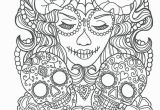Printable Skeleton Coloring Pages Cool Sugar Skull Coloring Pages Ideas