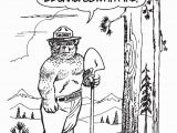 Printable Smokey the Bear Coloring Pages Smokey Bear Coloring Pages – the Landmark Project