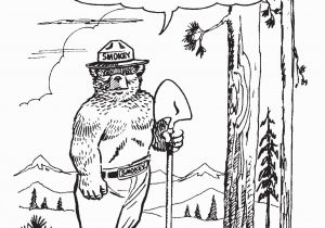Printable Smokey the Bear Coloring Pages Smokey Bear Coloring Pages – the Landmark Project