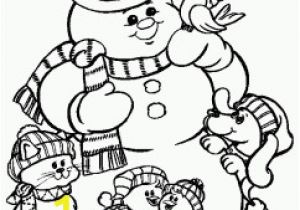 Printable Snowman Coloring Pages Christmas Coloring Pages