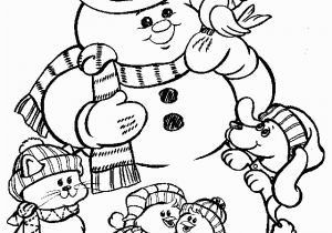 Printable Snowman Coloring Pages Christmas Coloring Pages