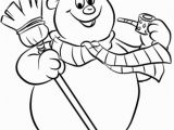 Printable Snowman Coloring Pages Frosty the Snowman Coloring Page From Frosty the Snowman