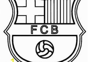 Printable soccer Coloring Pages Barcelona Logo soccer Coloring Pages Football