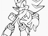 Printable sonic the Hedgehog Coloring Pages Shadow the Hedgehog Coloring Page
