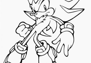 Printable sonic the Hedgehog Coloring Pages Shadow the Hedgehog Coloring Page