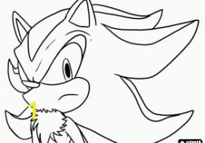 Printable sonic the Hedgehog Coloring Pages Shadow the Hedgehog Coloring Pages