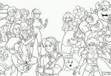 Printable Super Smash Bros Ultimate Coloring Pages Super Smash Brothers Coloring Pages Free Printable