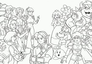 Printable Super Smash Bros Ultimate Coloring Pages Super Smash Brothers Coloring Pages Free Printable