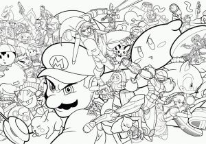 Printable Super Smash Bros Ultimate Coloring Pages Super Smash Brothers Coloring Pages Free Printable