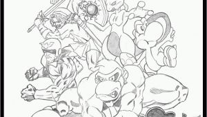 Printable Super Smash Bros Ultimate Coloring Pages Super Smash Brothers Coloring Pages Free Printable