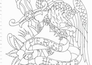 Printable Tattoo Coloring Pages Incredible Coloring Pages Eagle Printable Picolour