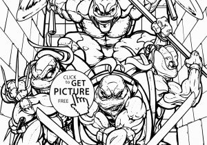 Printable Teenage Mutant Ninja Turtles Coloring Pages Teenage Mutant Ninja All Coloring Pages for Kids