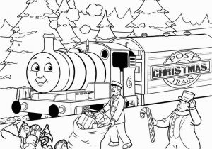 Printable Thomas the Train Coloring Pages Thomas Christmas Coloring Sheets for Children Printable