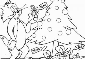 Printable tom and Jerry Christmas Coloring Pages tom and Jerry In Christmas Day A721 Coloring Pages Printable