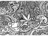 Printable Trippy Coloring Pages for Adults Strange Creature and Wacky Objects Psychedelic Adult