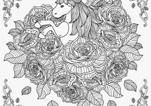 Printable Unicorn Coloring Pages for Adults Rose Unicorn Mandala Coloring Pages Unicorn Mandala Unicorns