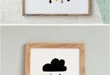 Printable Wall Mural Diy Wall Art Digital Download Rain Print Childrens Wall Art