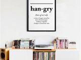 Printable Wall Mural Hangry Definition Canvas Painting Wall Art Poster Print Printable