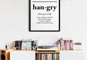 Printable Wall Mural Hangry Definition Canvas Painting Wall Art Poster Print Printable