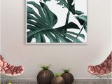 Printable Wall Mural Monstera Print Monstera Wall Art Tropical Leaves Tropical Leaves