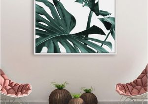 Printable Wall Mural Monstera Print Monstera Wall Art Tropical Leaves Tropical Leaves