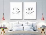 Printable Wall Mural Set Of 2 Print Couple Wall Decor Bedroom Wall Art Print His and