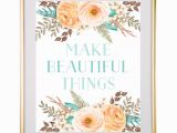 Printable Wall Murals Free Make Beautiful Things Floral Wall Art