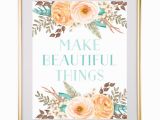 Printable Wall Murals Free Make Beautiful Things Floral Wall Art