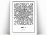Printable Wall Murals Paris Map Printable Wall Art Paris City Map Wall Art Prints