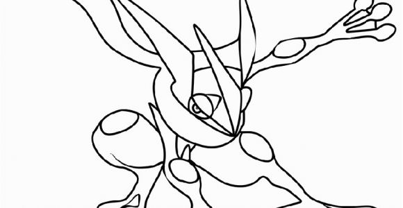 Printable Water Type Pokemon Coloring Pages Water Type Pokemon Greninja Coloring Pages Print Color Craft