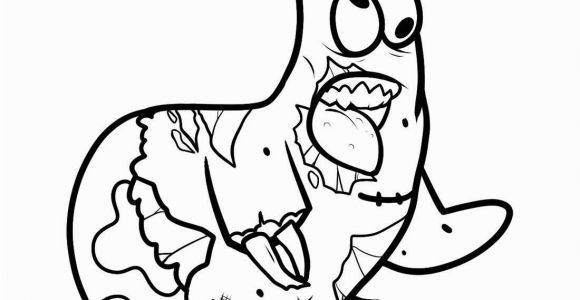 Printable Zombie Coloring Pages 11 Pics Of Easy Zombie Coloring Page Zombie Spongebob