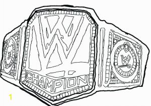 Pro Wrestling Coloring Pages 794 Belt Free Clipart 6