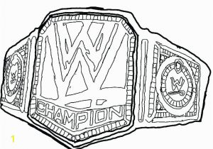 Pro Wrestling Coloring Pages 794 Belt Free Clipart 6